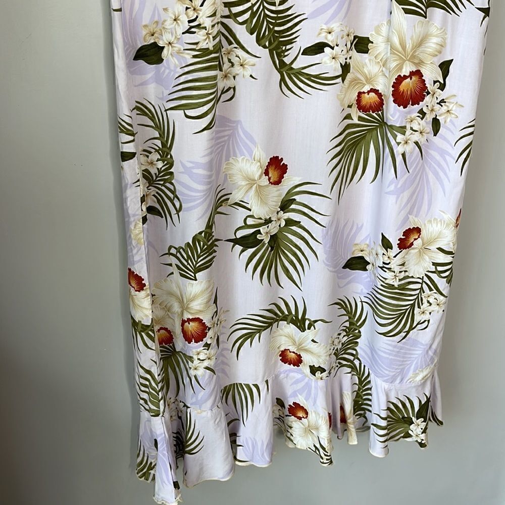 Vintage M D Fashion Hawaiian Floral Dress - Picture 6 of 11